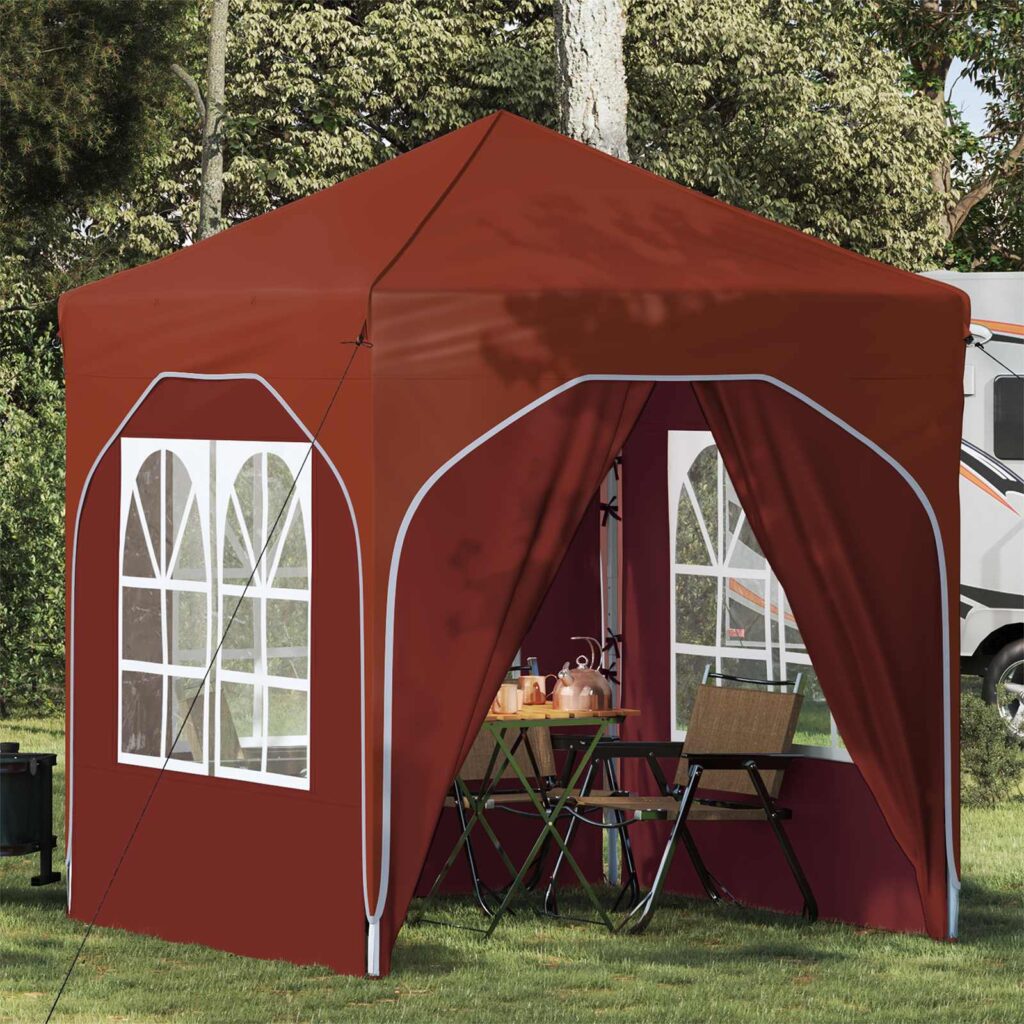 Pop-up Juhlateltta 192 x 192 x 245 cm Terrakotta
