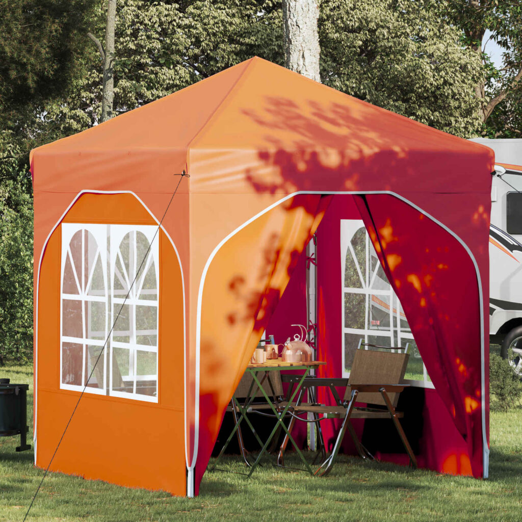 Pop-up Juhlateltta 192 x 192 x 245 cm Oranssi