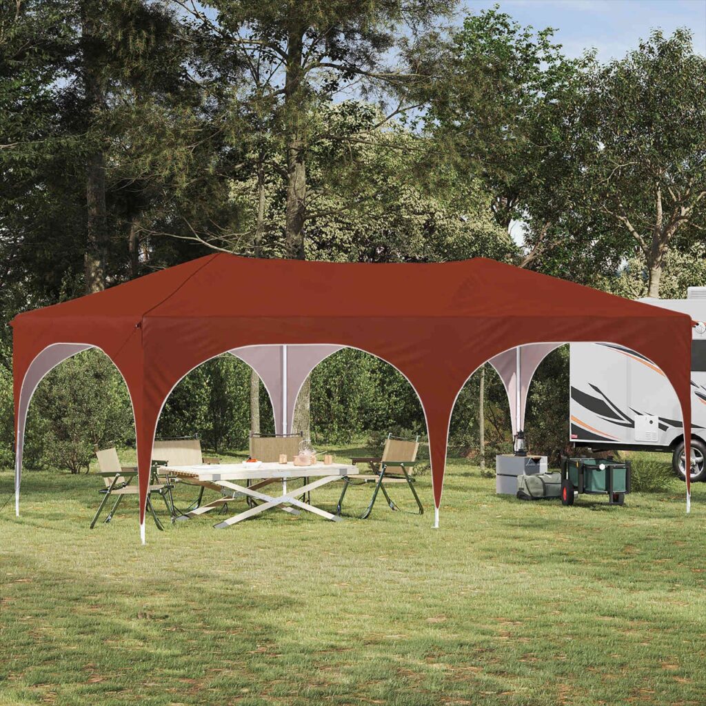 Pop-up Juhlateltta Terrakotta 575 x 288 x 245 cm Oxford-kangas