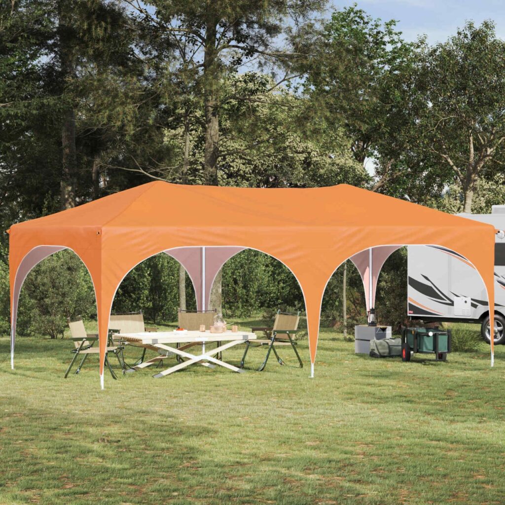 Pop-up Juhlateltta Oranssi 575 x 288 x 245 cm Oxford-kangas