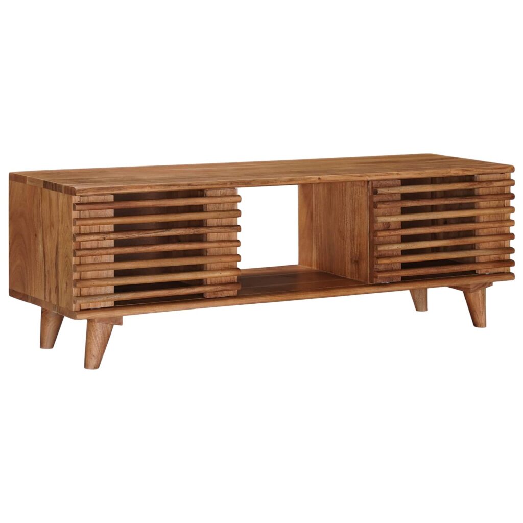 TV-kaappi säilytystilassa ovella Luonnollinen 105 x 30 x 35 cm