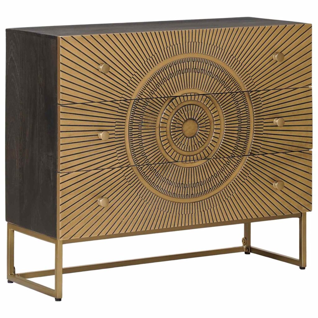 Laatikkokaappi laatikon kanssa Messinki 75 x 30 x 65 cm