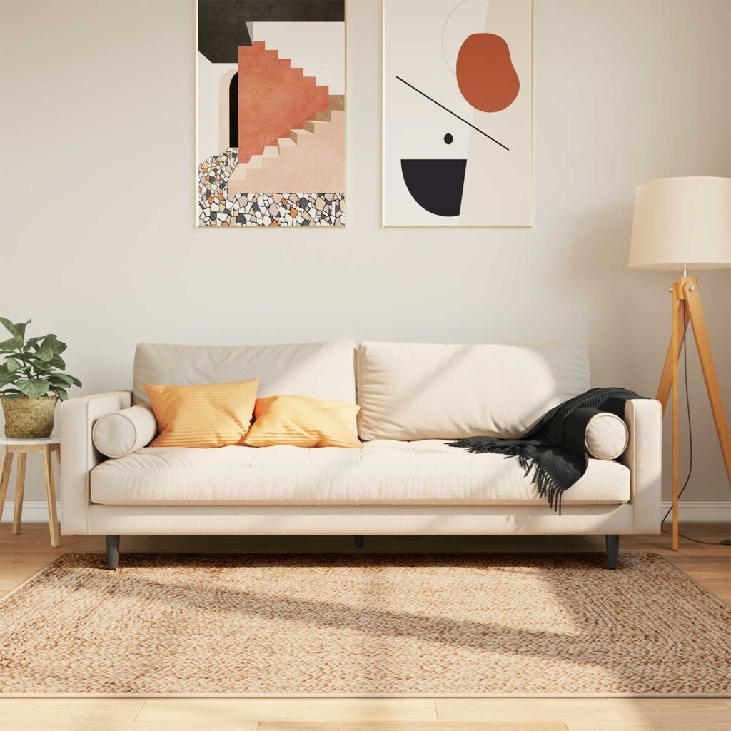 Mattojuoksija MARSA Keltainen 120 x 170 cm Polyesteri ja PVC