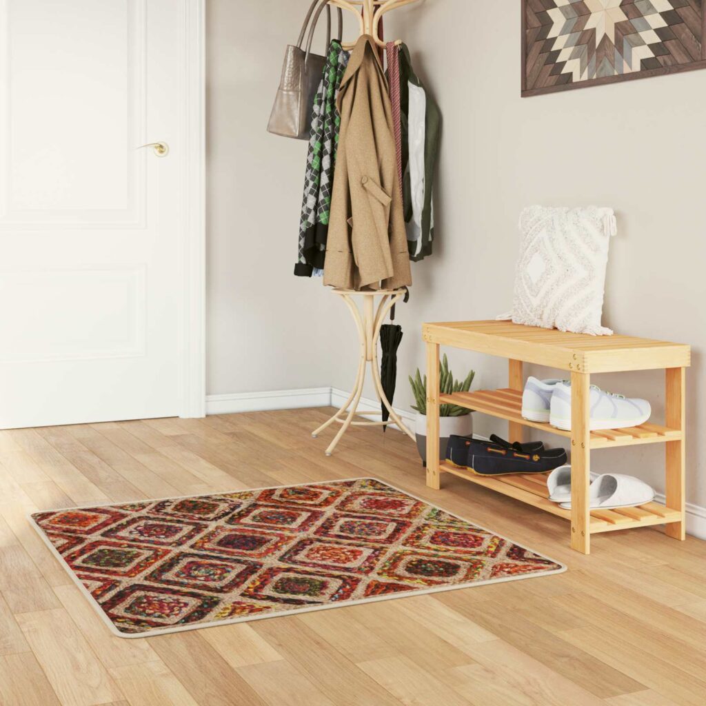 Mattojuoksija MARSA Monivärinen 100 x 100 cm Polyesteri ja PVC