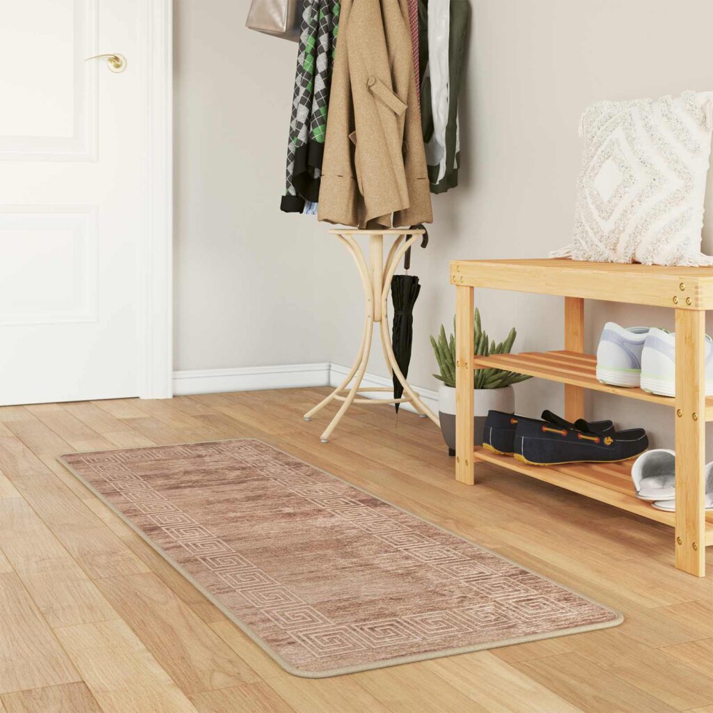 Mattojuoksija MARSA Valkoinen 50 x 100 cm Polyesteri ja PVC