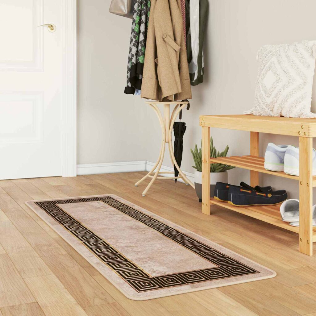 Mattojuoksija MARSA Musta 50 x 200 cm Polyesteri ja PVC