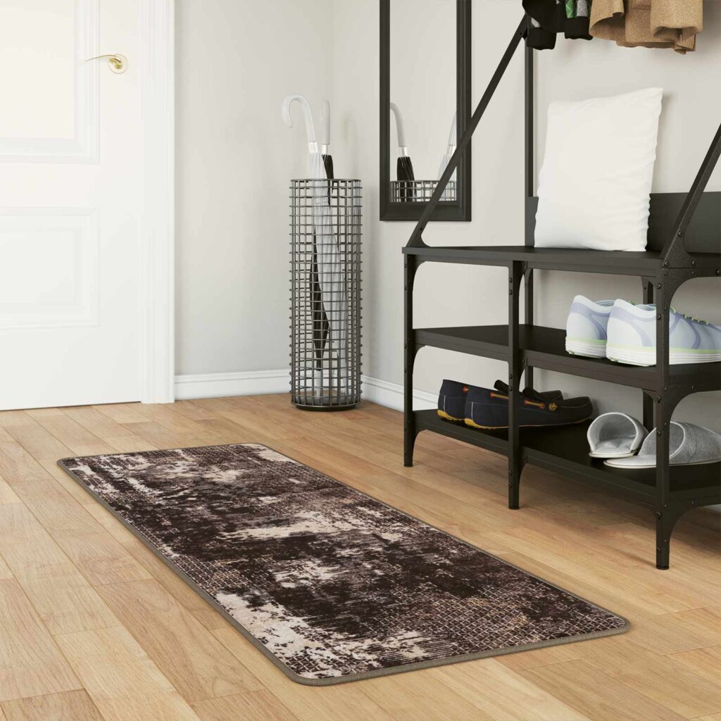 Mattojuoksija MARSA Musta 50 x 100 cm Polyesteri ja PVC