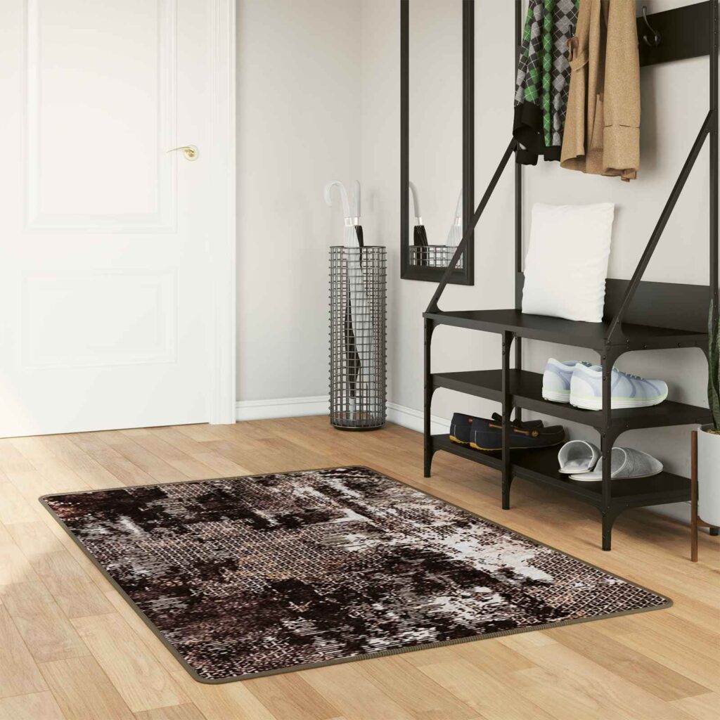 Mattojuoksija MARSA Musta 80 x 200 cm Polyesteri ja PVC