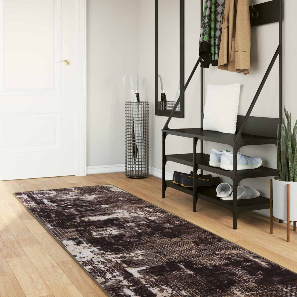 Mattojuoksija MARSA Musta 80 x 450 cm Polyesteri ja PVC