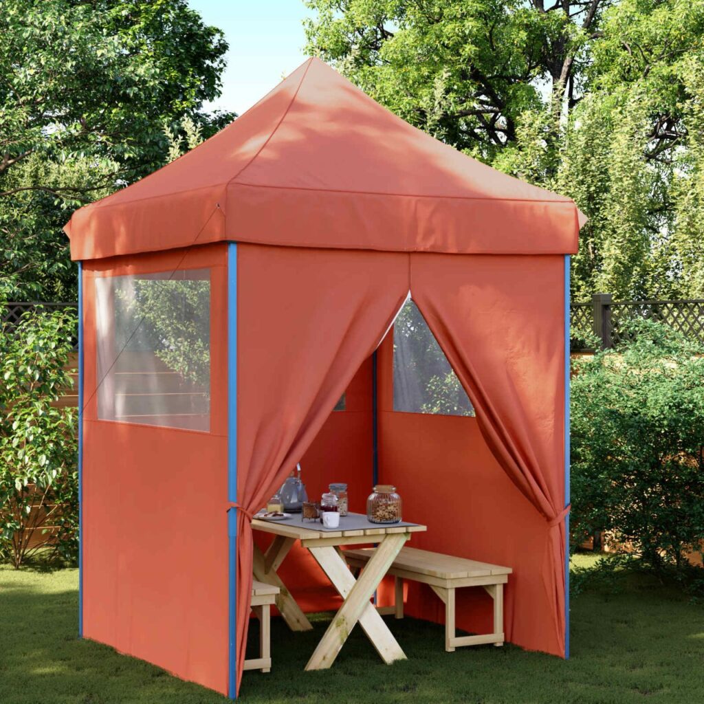 Juhlateltta Terrakotta 200 x 200 x 306 cm Oxford-kangas
