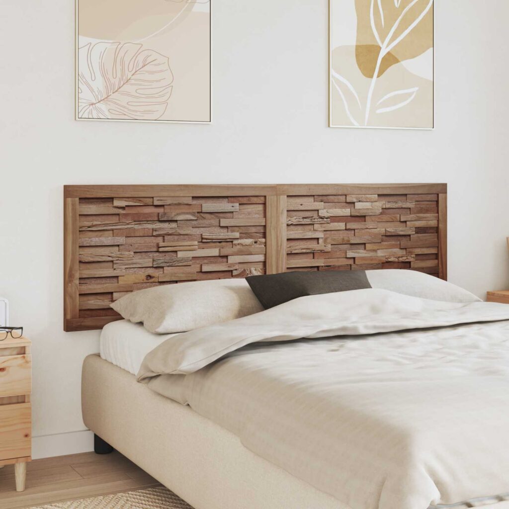 Päätylevy Seinäkiinnitettävä Luonnollinen 180 cm Tiikkipuu