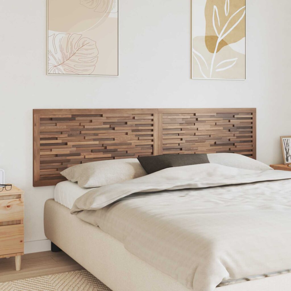 Päätylevy Seinäkiinnitettävä Luonnollinen 200 cm Tiikkipuu