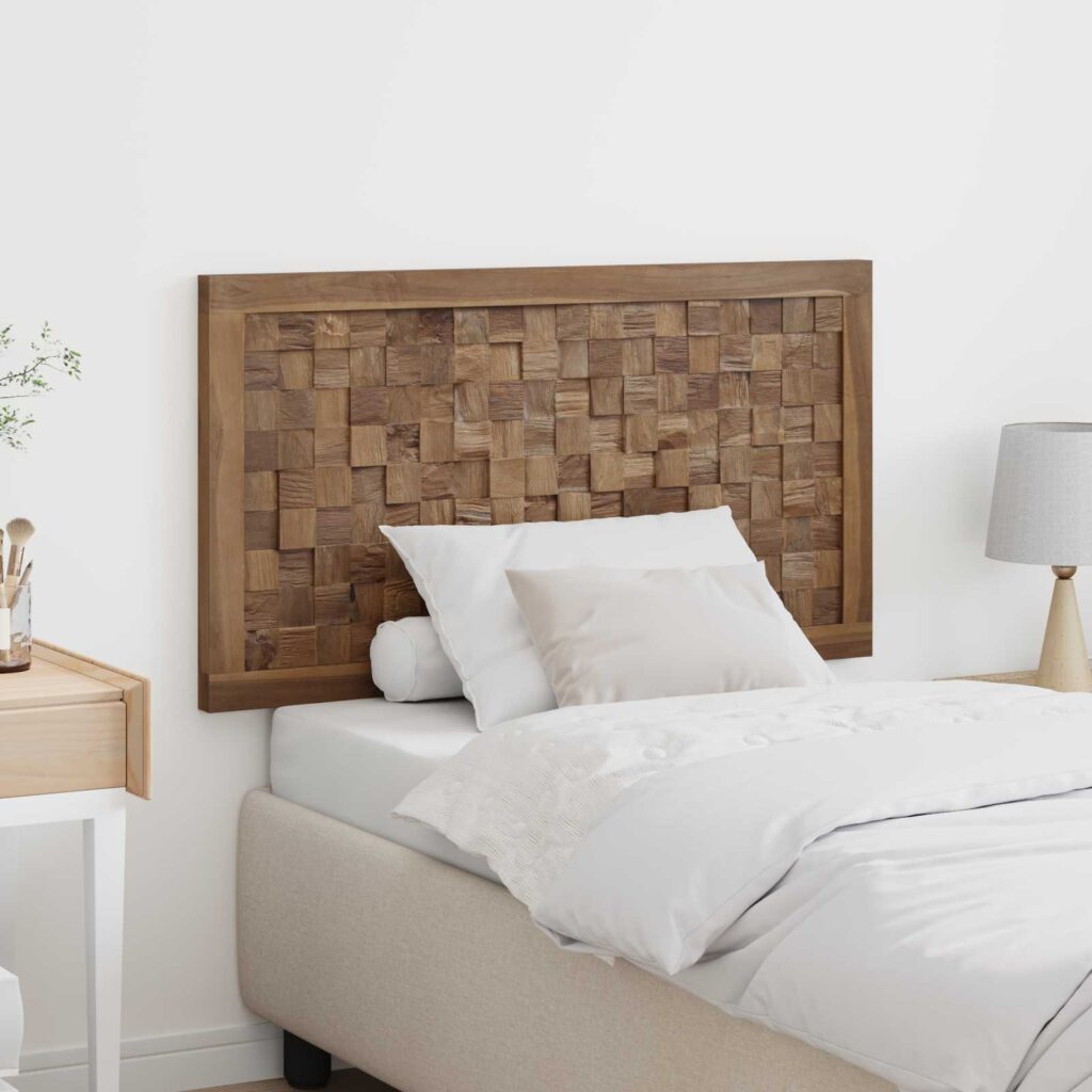 Päätylevy Seinäkiinnitettävä Luonnollinen 100 cm Tiikkipuu