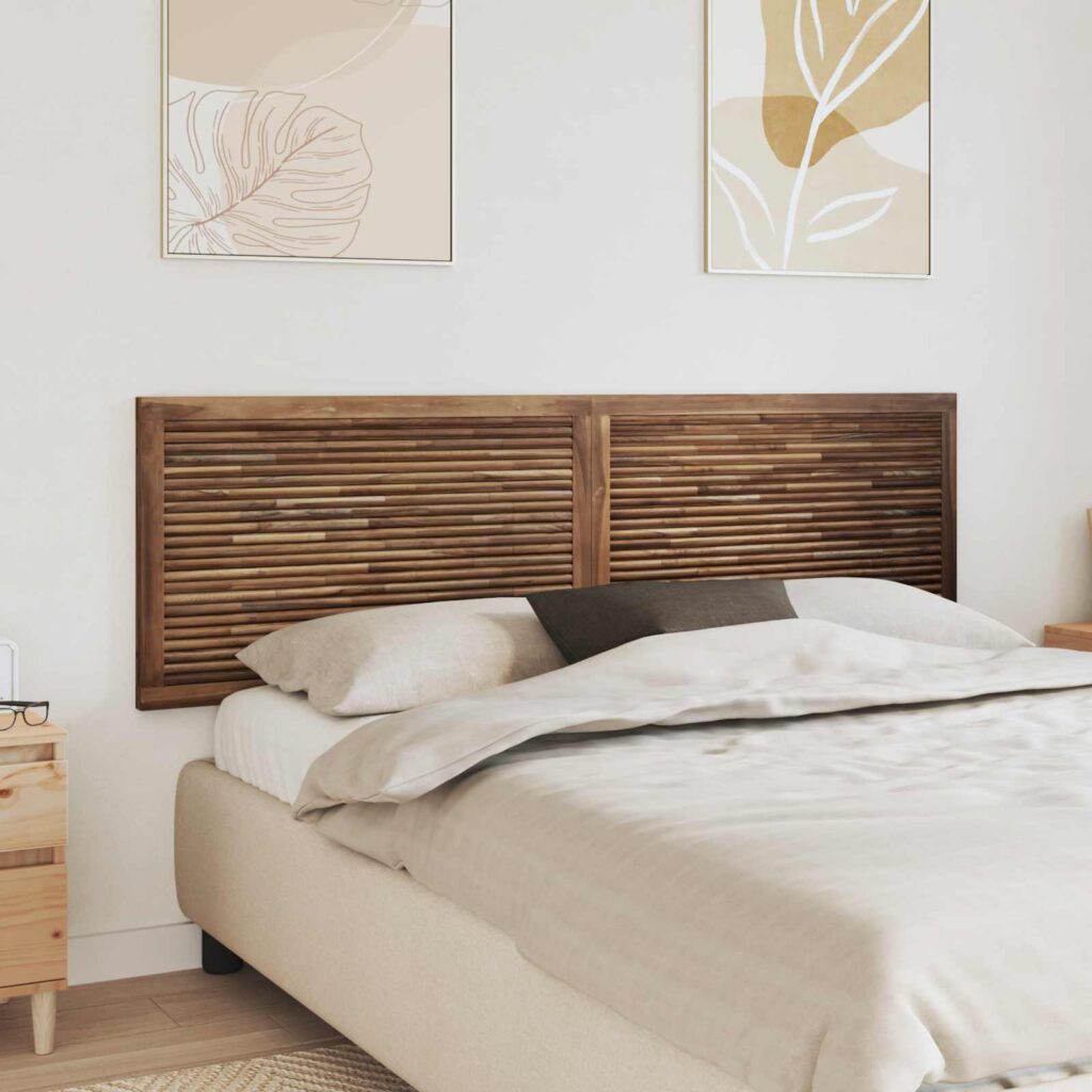 Päätylevy Seinäkiinnitettävä Luonnollinen 180 cm Tiikkipuu