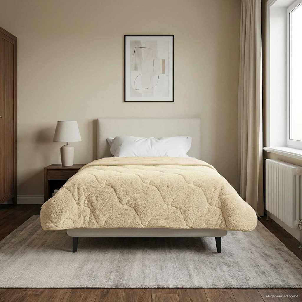 Koko Vuoden Peitto Quiltottu Kerma 140 x 220 cm