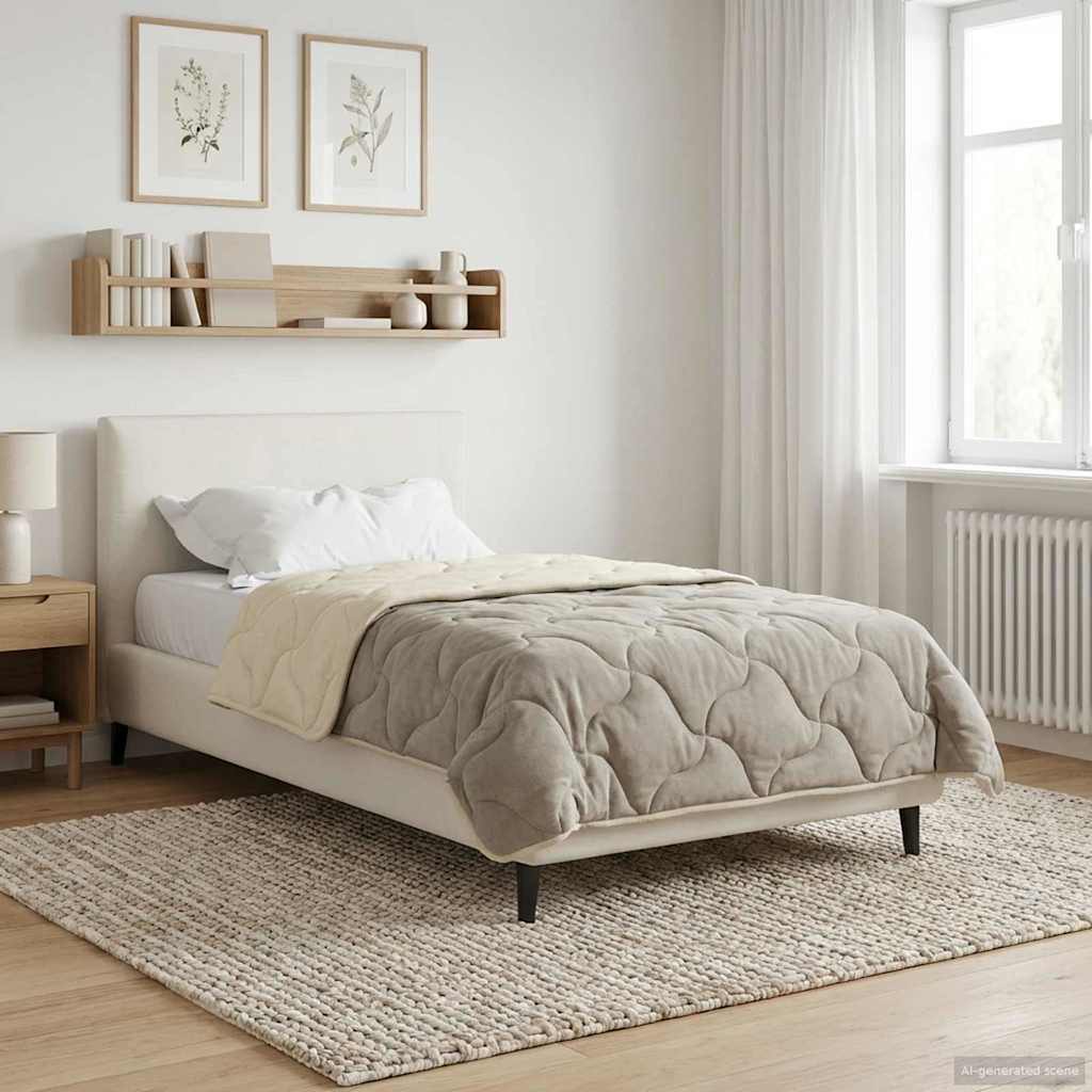 Koko Vuoden Peitto Quiltottu Kerma 155 x 220 cm