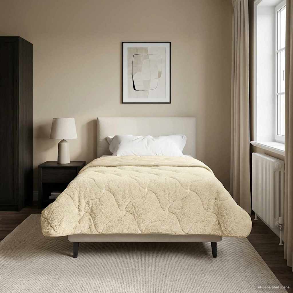 Talvityyny Kerma 140 x 220 cm Mikrokuitu ja teddy fleece