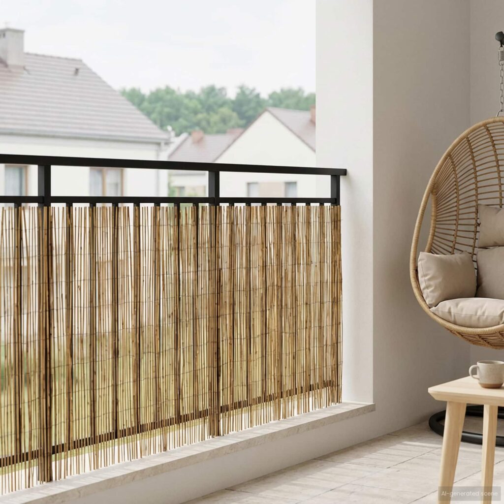 Puutarha-aita Hiilineutraali 600 x 90 cm Ruoko