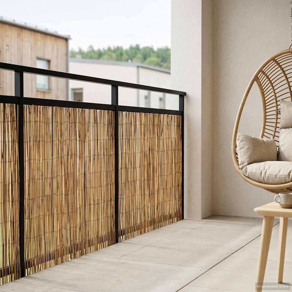 Puutarha-aita Hiilineutraali 400 x 80 cm Ruoko