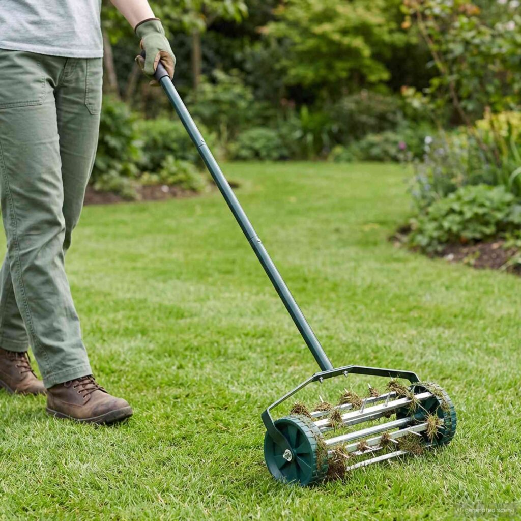 Nurmirulla, vedettävä aerointiklemmareilla Vihreä 127,5 x 44 cm