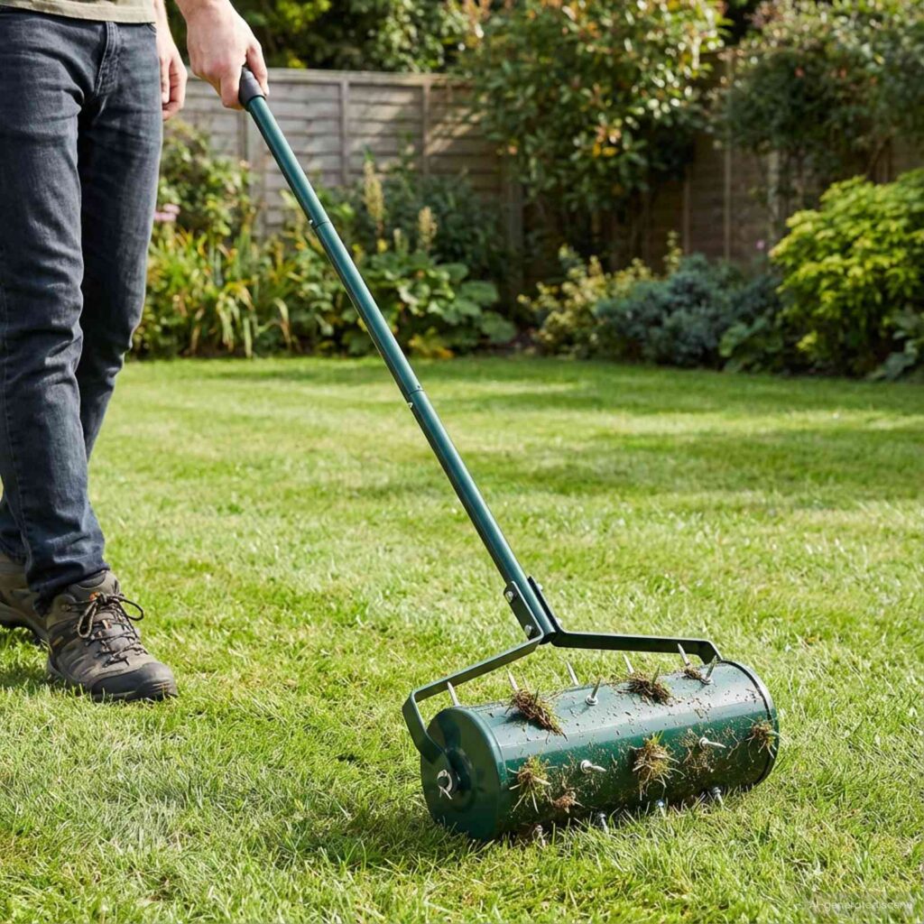 Nurmirulla, vedettävä aerointiklemmareilla Vihreä 128 x 38 cm