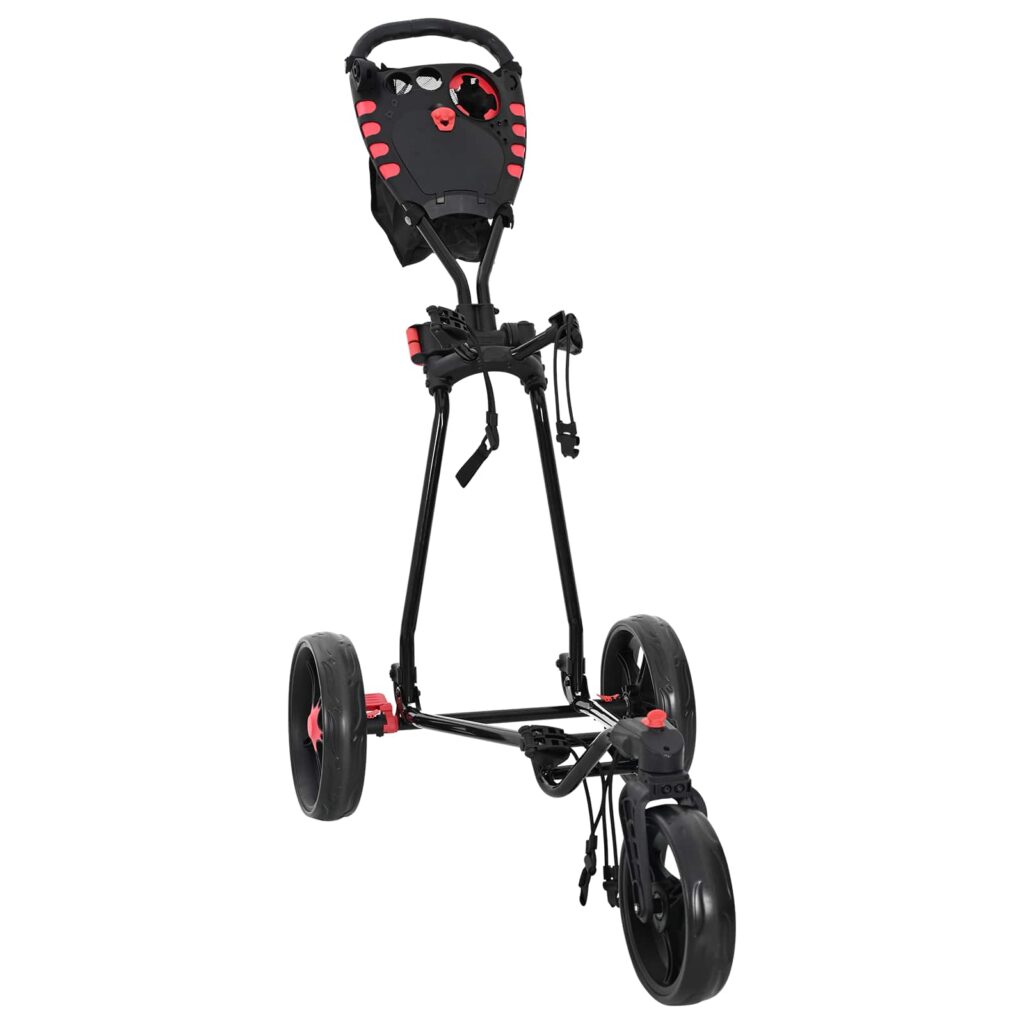 Golfvaunu Musta 110 x 60 x 132 cm Rauta