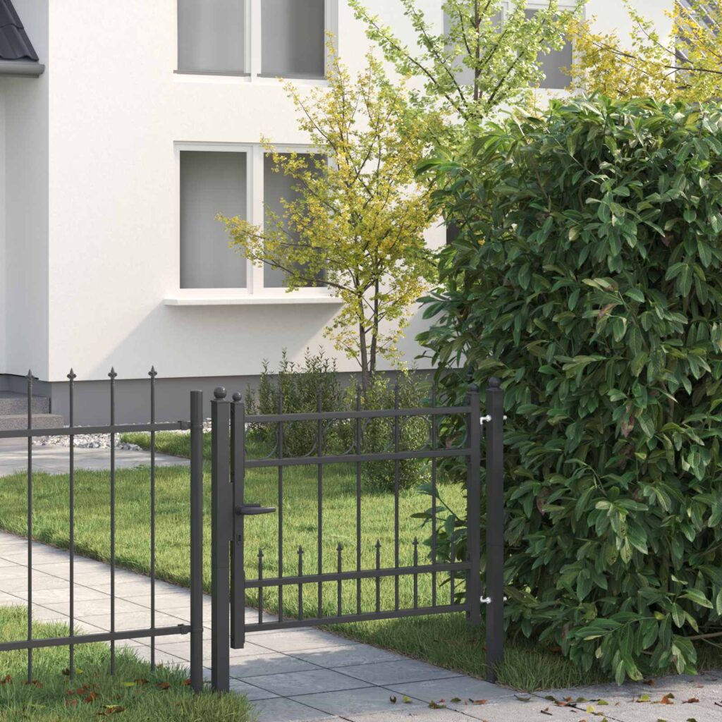 Aitausportti HORST 100 x 75 cm Metalli Musta Lukittava