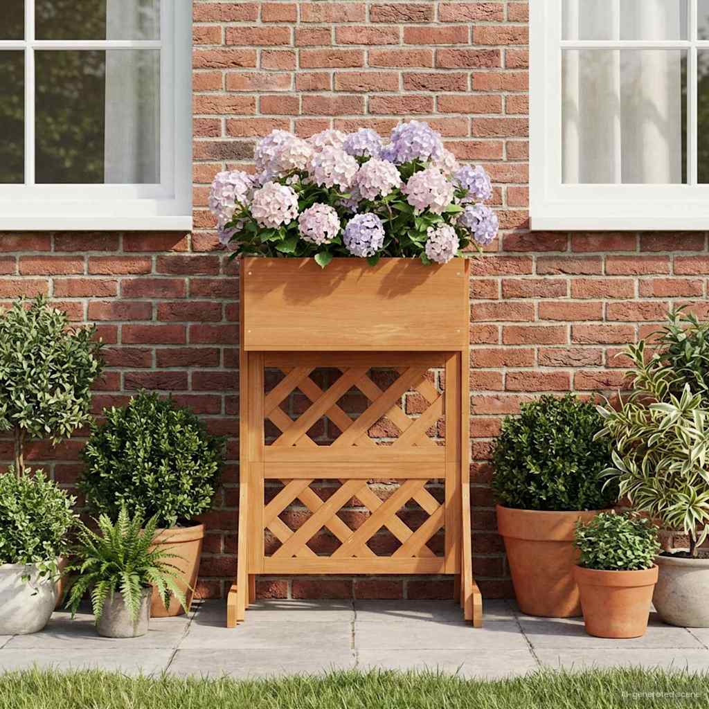 Pystysuora puutarhakaihdin Oranssi 48 x 30 x 70,5 cm