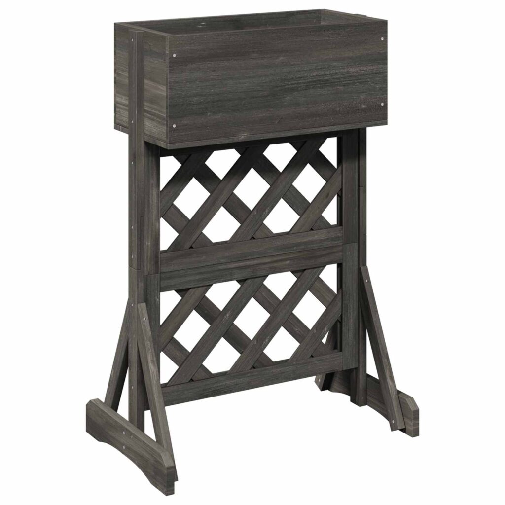 Pystysuora puutarhakaihdin Harmaa 48 x 30 x 70,5 cm