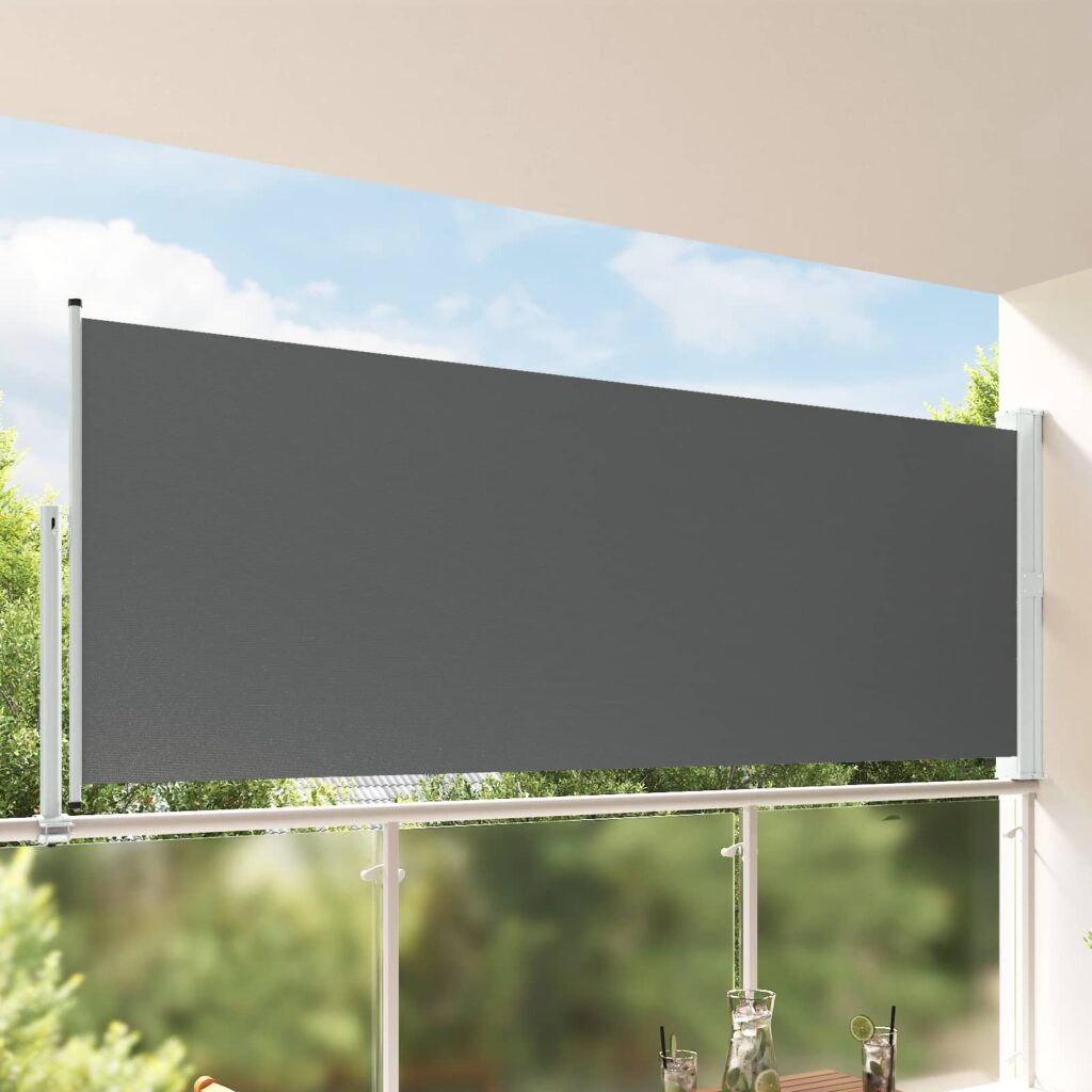 Sivupergola Antrasiitti 300 x 160 cm