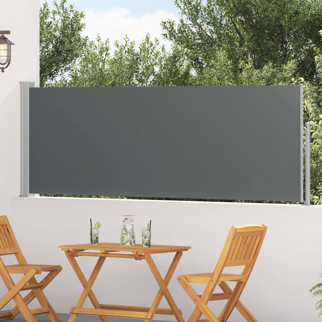 Käytäväverho Antrasiitti 500 x 100 cm Polyesteri