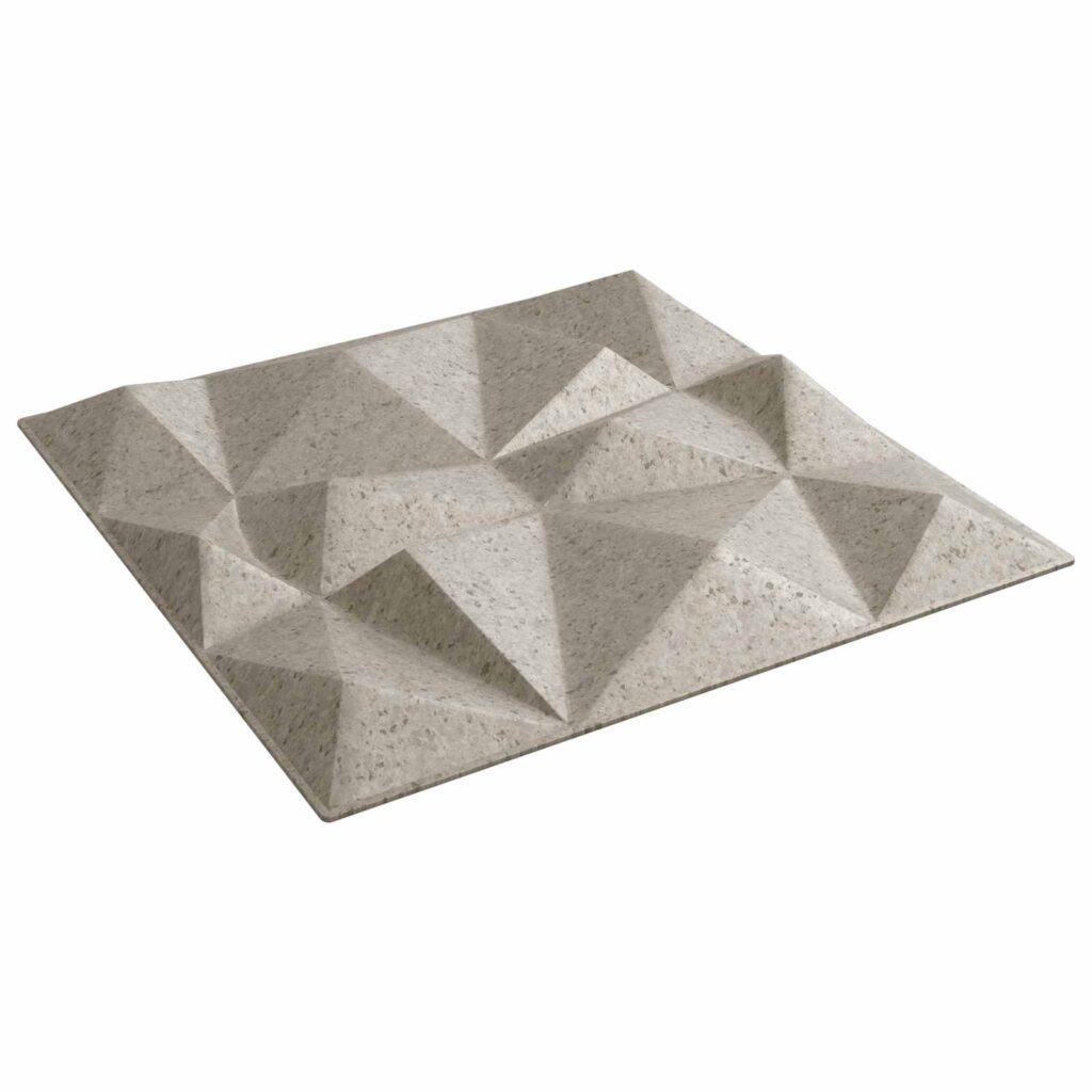 Seinäpaneelit 12 pcs Timanttibetoni 50 x 50 cm XPS Vaahdon