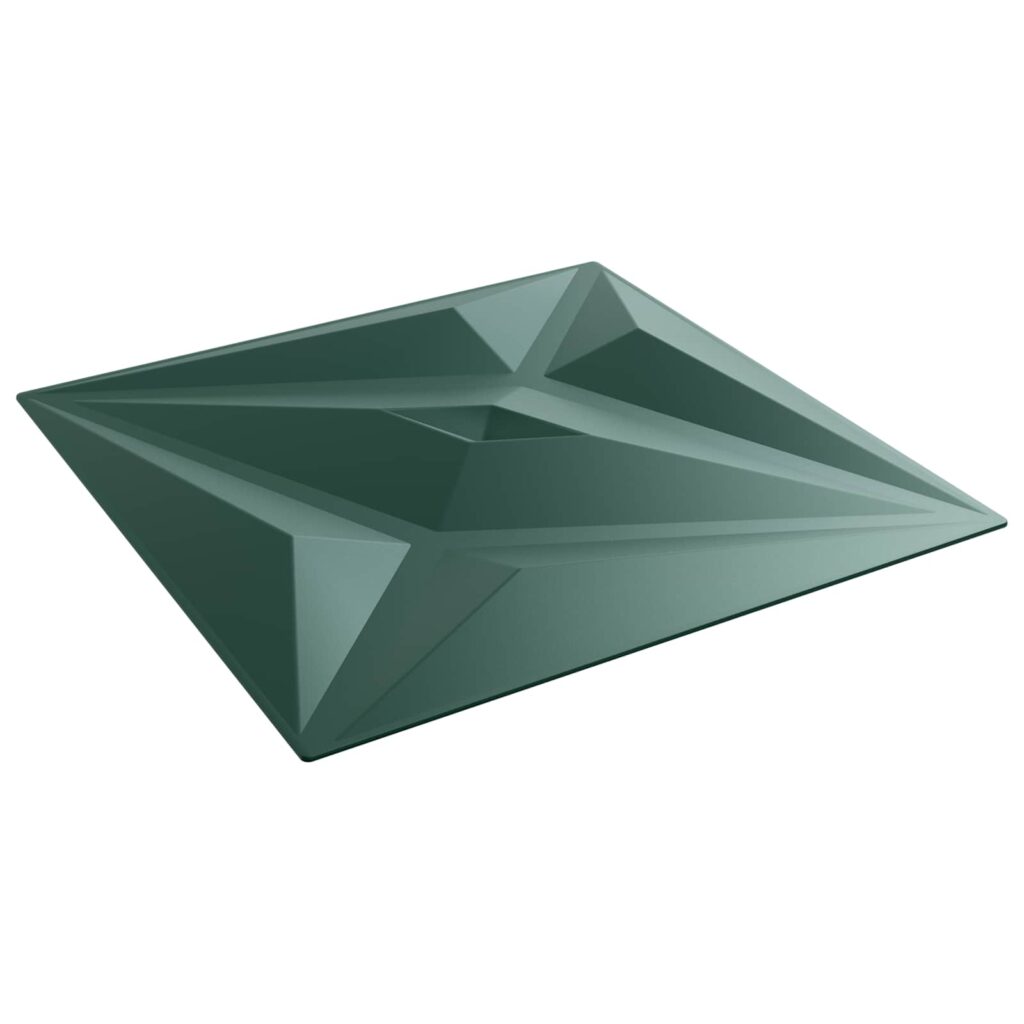 Seinäpaneelit Tähti 12 pcs Tähtivihreä 50 x 50 cm XPS Vaahdon