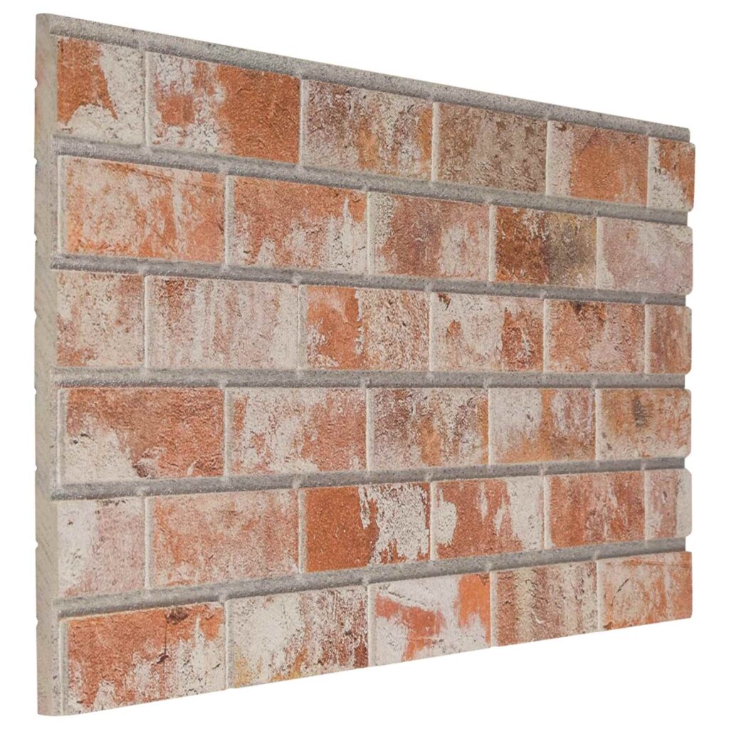 Seinäpaneelit 10 pcs Oranssi 100 x 50 cm EPS vaahtomuovi