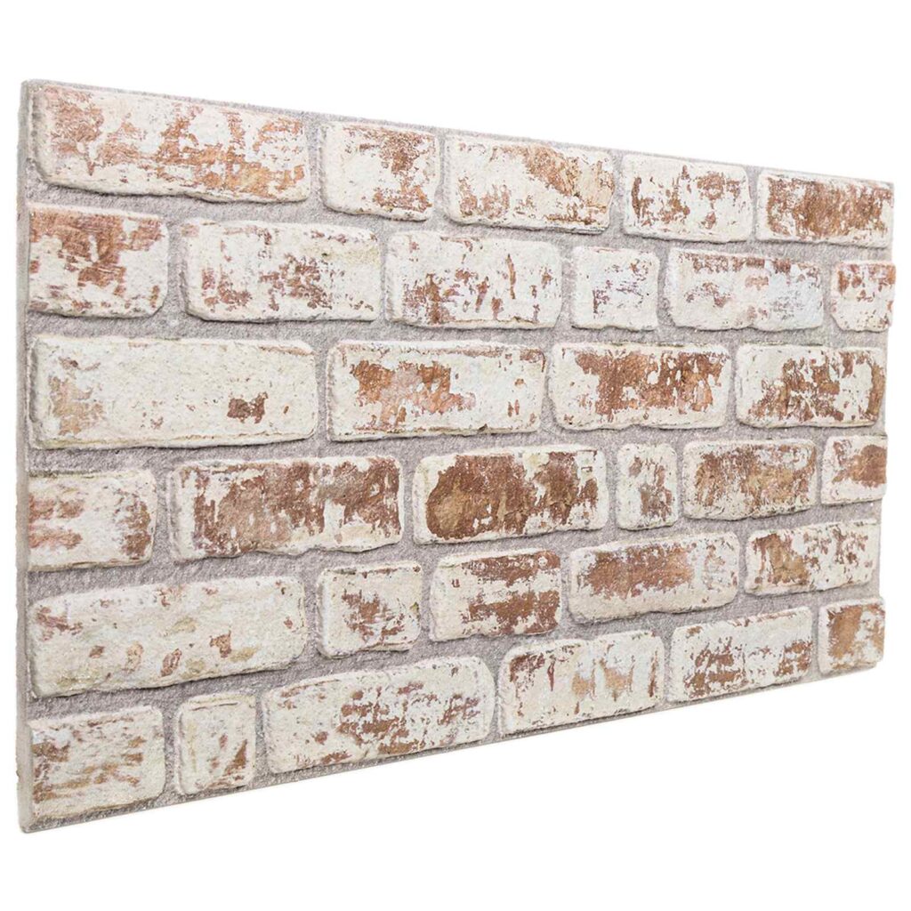 Seinäpaneelit 10 pcs Punainen ja valkoinen 100 x 50 cm