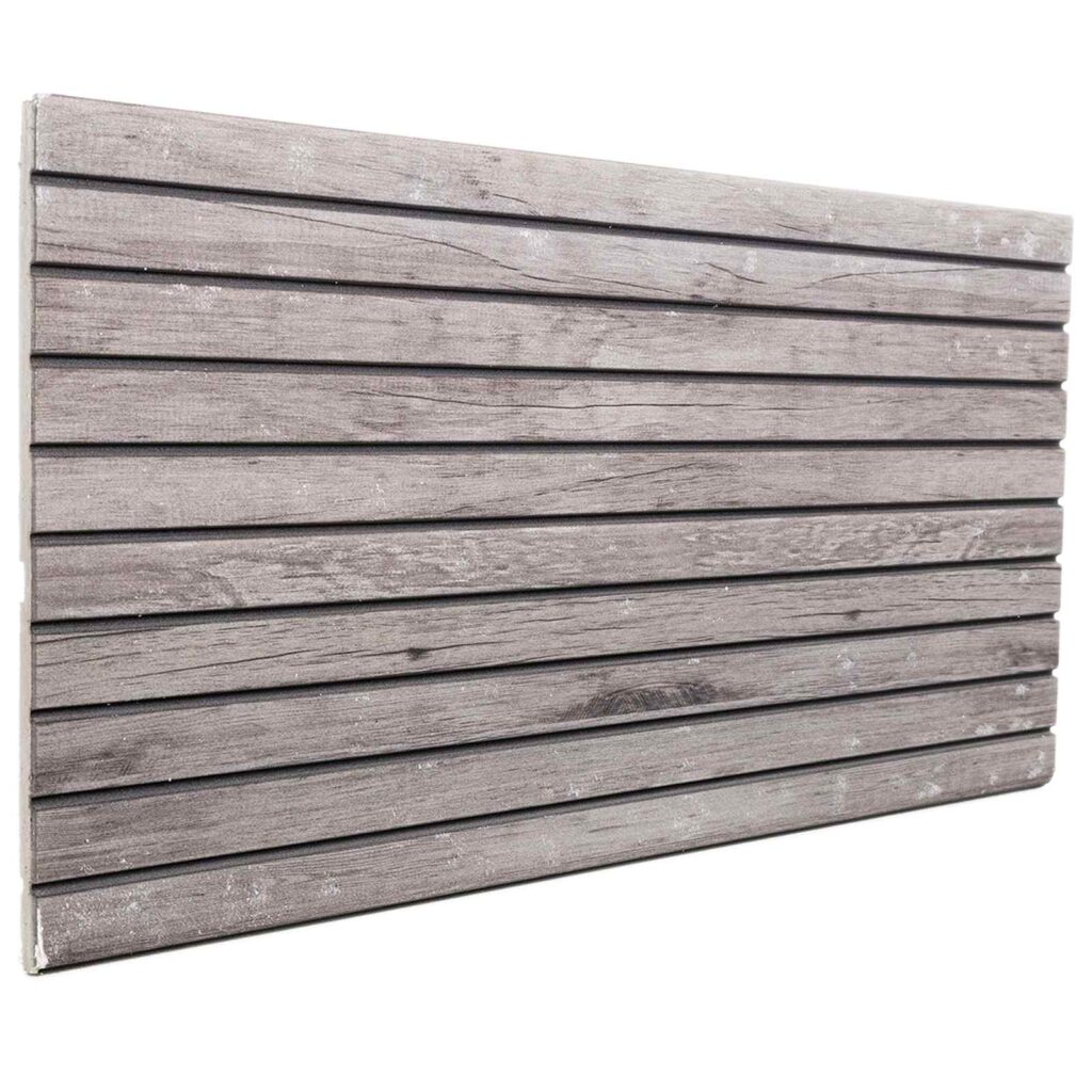 Seinäpaneelit 10 pcs Harmaa 100 x 50 cm EPS vaahtomuovi