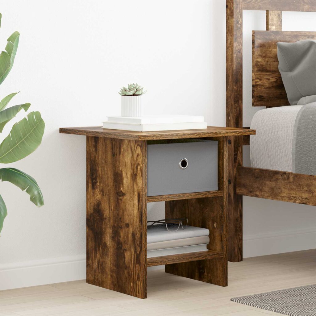 Yöpöytä Savupähkinä 41 x 40 x 45 cm Tekninen puu