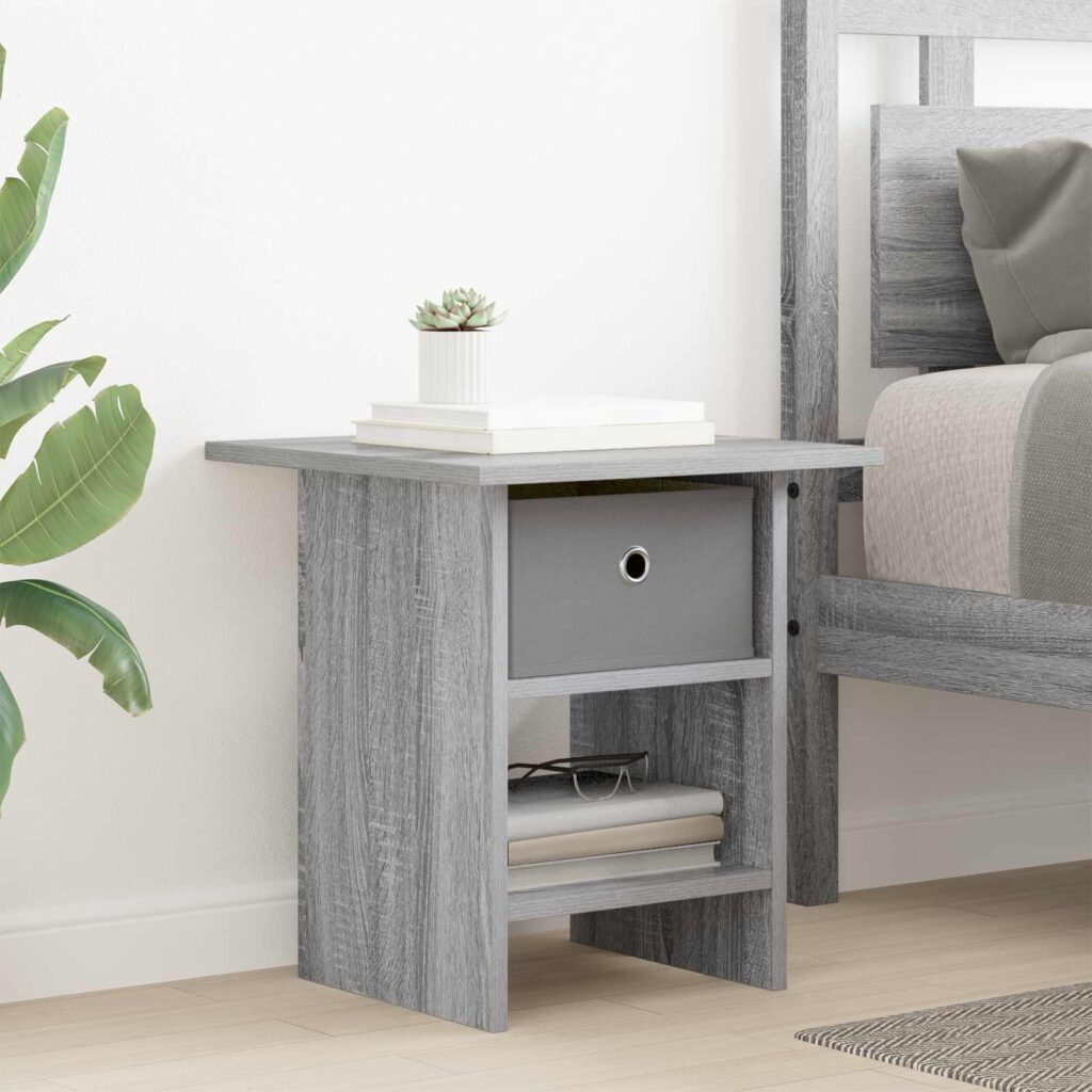 Yöpöytä Harmaa Sonoma 41 x 40 x 45 cm Tekninen puu