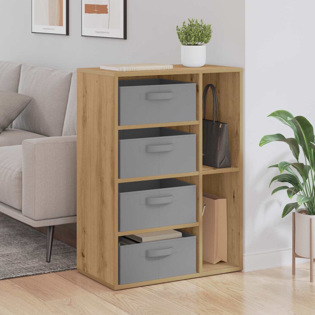 Sivupöytä laatikon kanssa Artisan tammi 60 x 33,5 x 84 cm