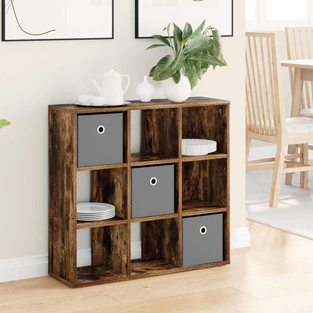 Sivupöytä laatikon kanssa Savupähkinä 73,5 x 24 x 69,5 cm