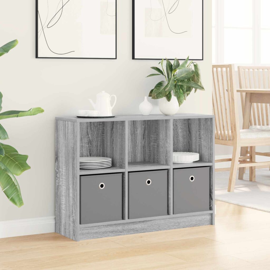 Sivupöytä laatikon kanssa Harmaa Sonoma 88,5 x 27,5 x 63,5 cm