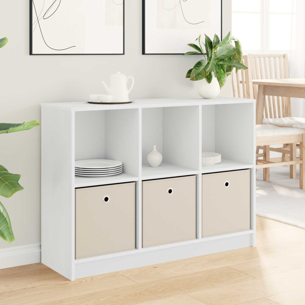 Sivupöytä laatikon kanssa Valkoinen 102 x 32 x 73,5 cm