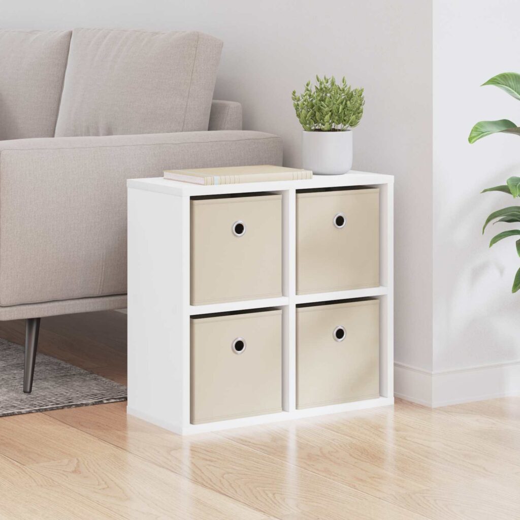 Sivupöytä laatikon kanssa Valkoinen 49,5 x 22 x 47 cm