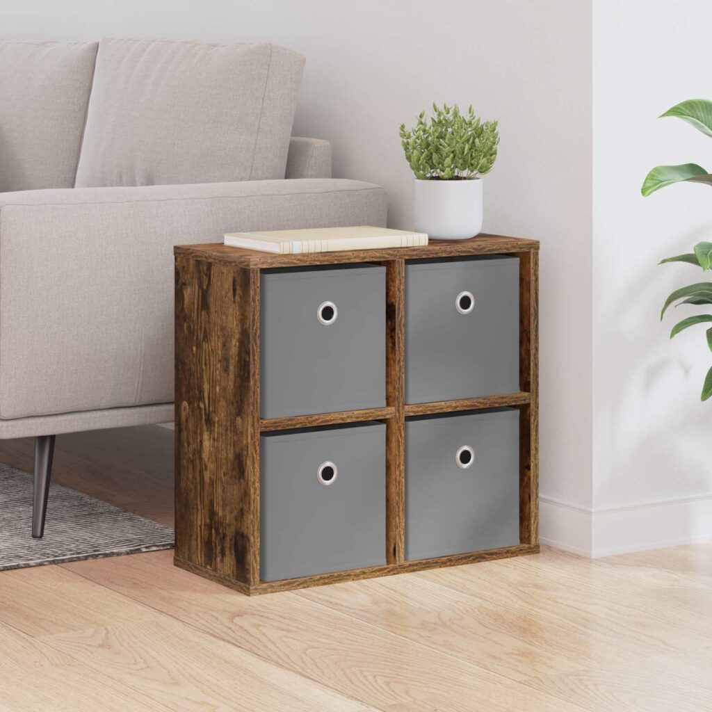 Sivupöytä laatikon kanssa Savupähkinä 49,5 x 22 x 47 cm