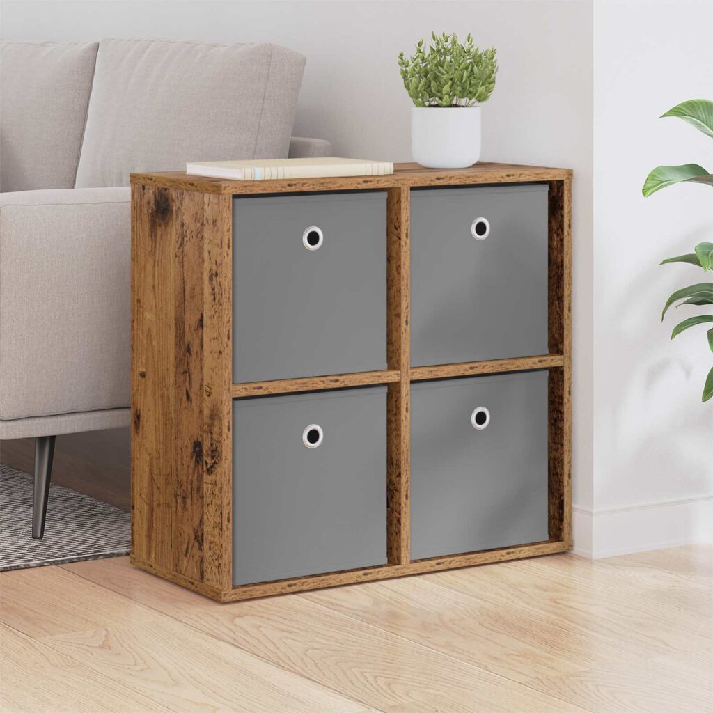 Sivupöytä laatikon kanssa Vanha puu 59,5 x 27 x 57 cm