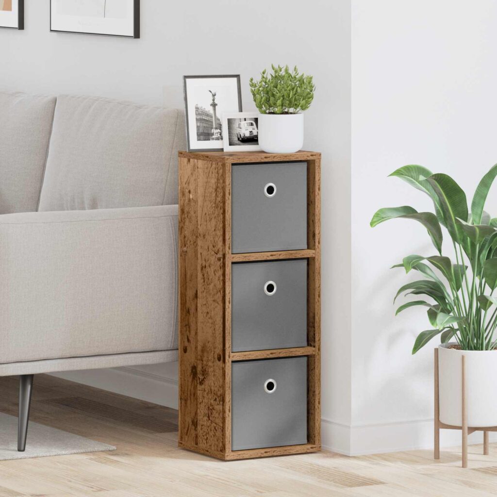 Sivupöytä laatikon kanssa Vanha puu 25,5 x 22 x 69,5 cm