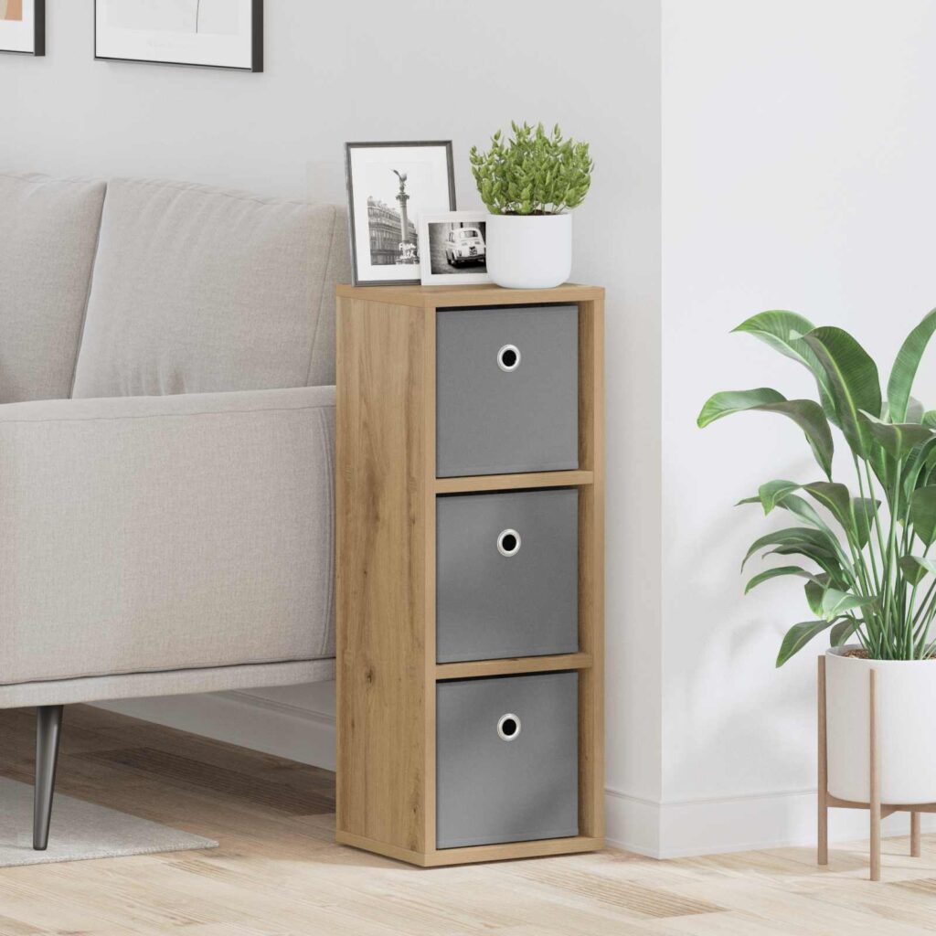 Sivupöytä laatikon kanssa Artisan tammi 25,5 x 22 x 69,5 cm