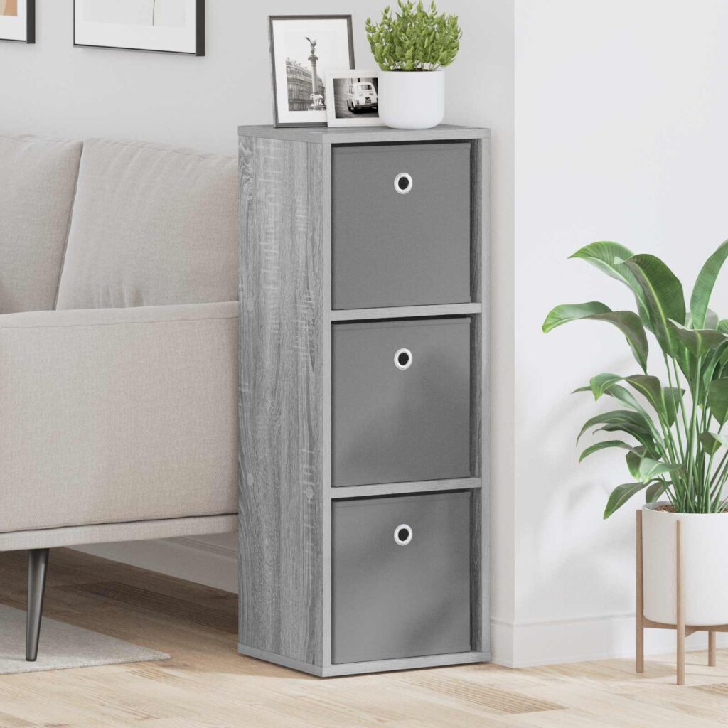 Sivupöytä laatikon kanssa Harmaa Sonoma 30,5 x 27 x 84,5 cm