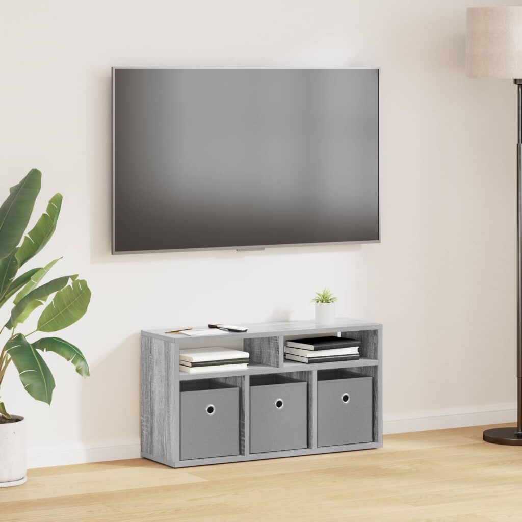 Matala pöytä laatikon kanssa Harmaa Sonoma 72 x 22,5 x 38 cm