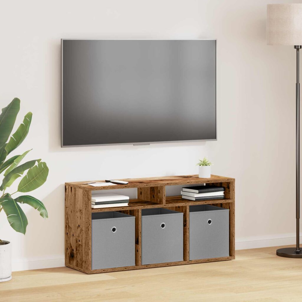 Matala pöytä laatikon kanssa Vanha puu 87 x 27,5 x 43 cm